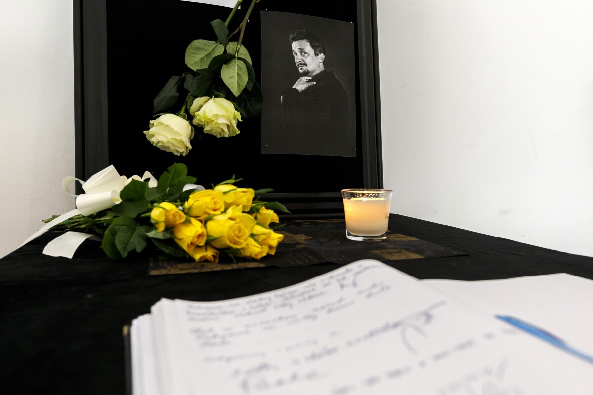 Pietna spomienka na zosnulého herca Daniela Heribana.