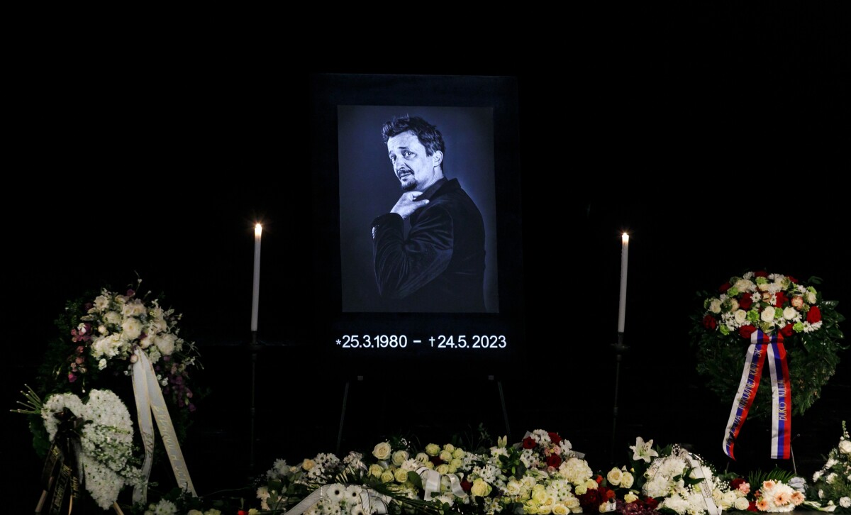 Pietna spomienka na zosnulého herca Daniela Heribana.