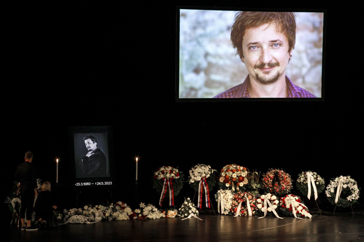 Pietna spomienka na zosnulého herca Daniela Heribana.