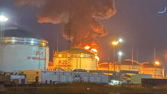 V Krasnodarskom kraji horela ropná rafinéria, Belgorodská oblasť hlási ostreľovanie