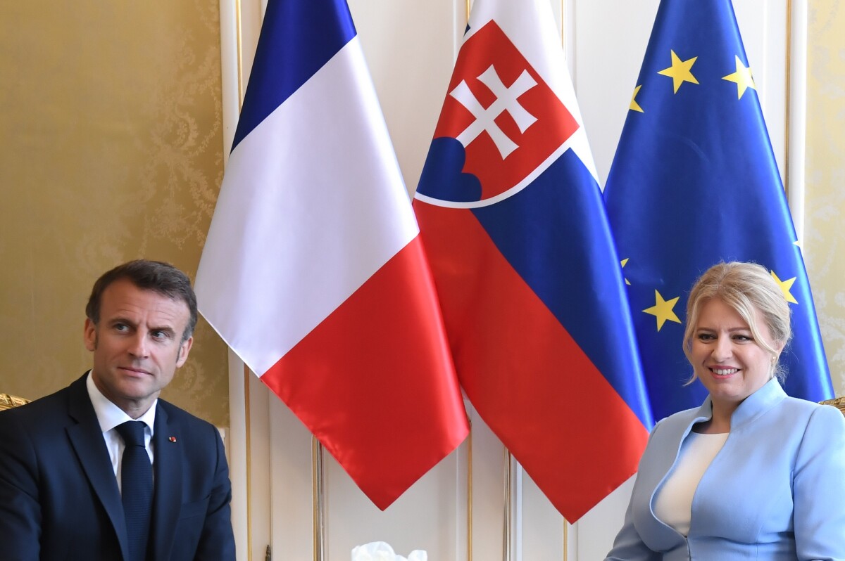Macron a Čaputová