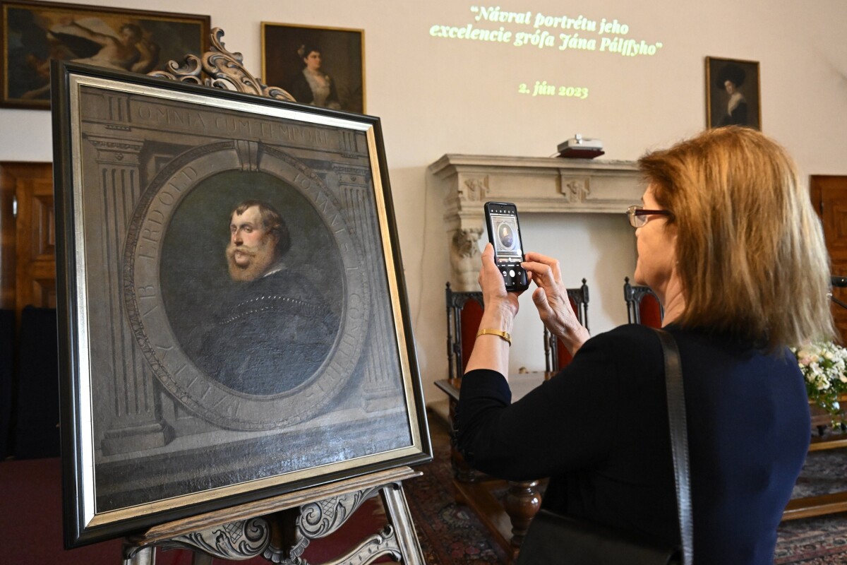 Portrét grófa Pálffyho sa po desaťročiach vrátil naspäť do Bojníc