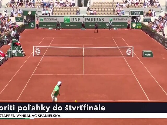Paríž žije tenisom. Tenisti z celého sveta hrajú na grandslame Roland Garros, spoznali sme štvrťfinalistov