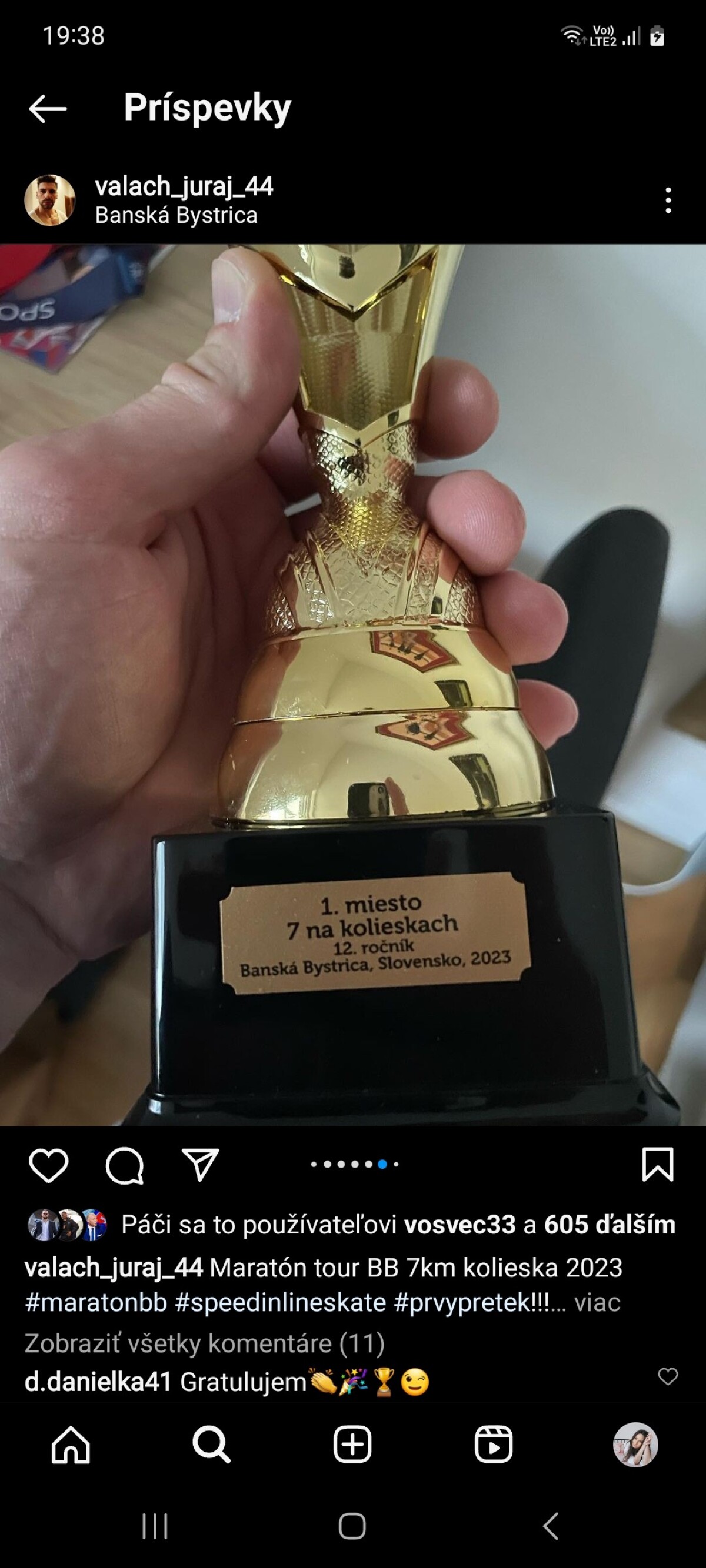 Valach vybojoval zlato