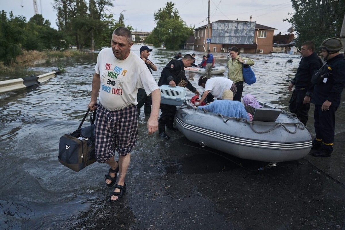 záplavy na ukrajine