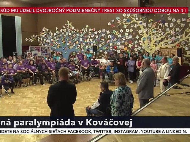 Séria župných paralympiád pokračovala v Kováčovej. Inštruktori učili mládež florbal či lukostreľbu