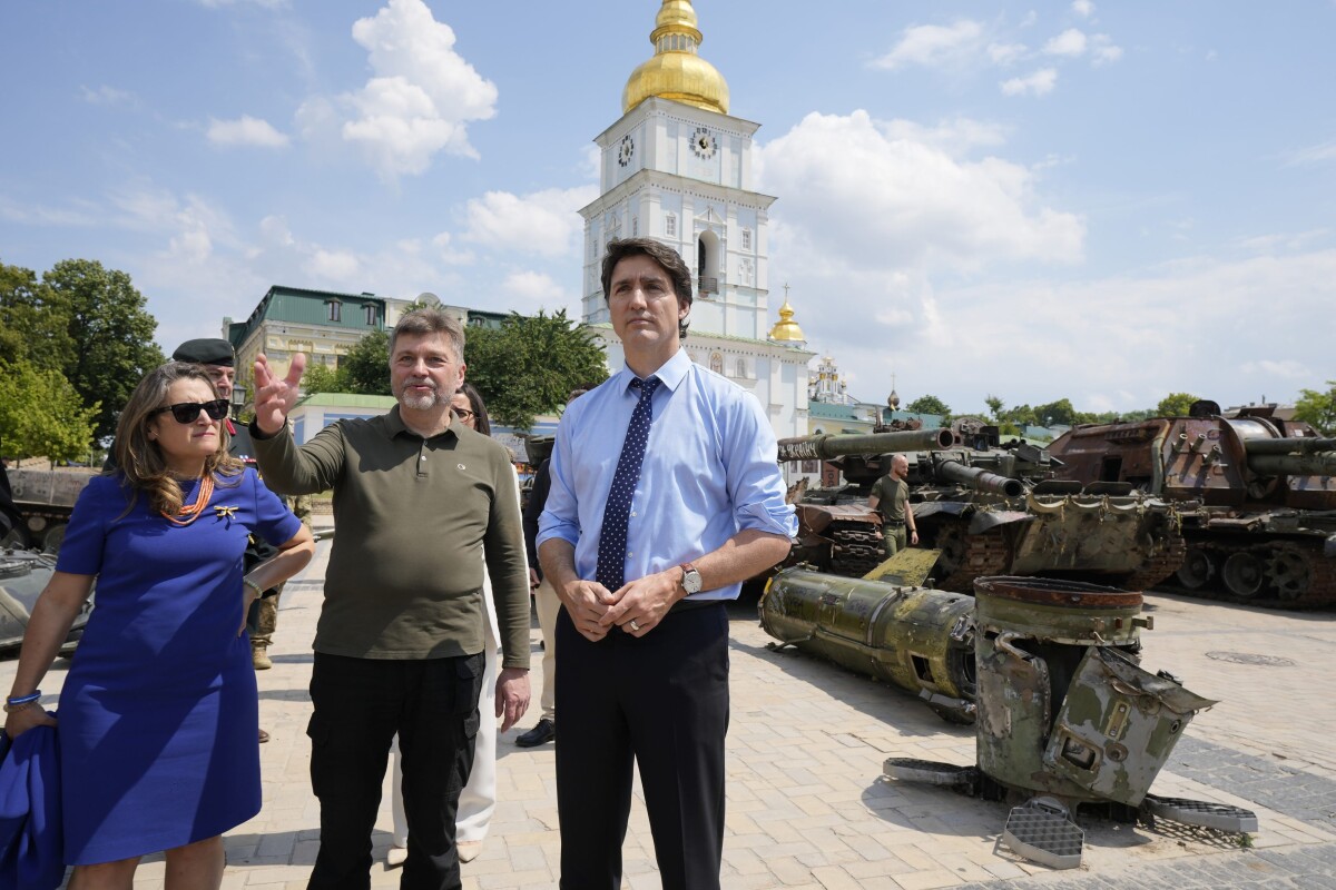 Trudeau v Kyjeve