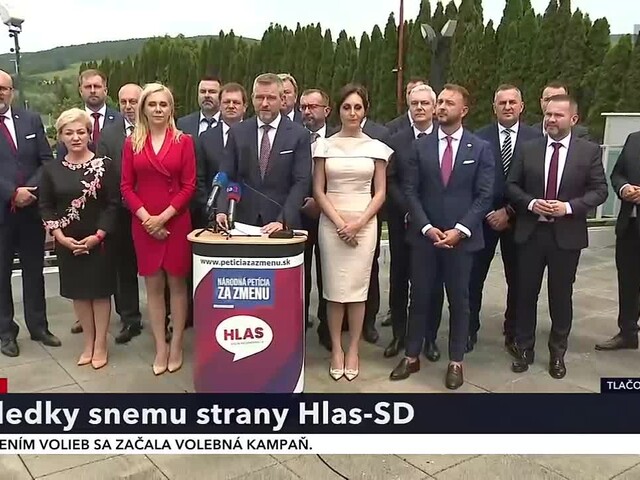 TB strany Hlas-SD po skončení snemu