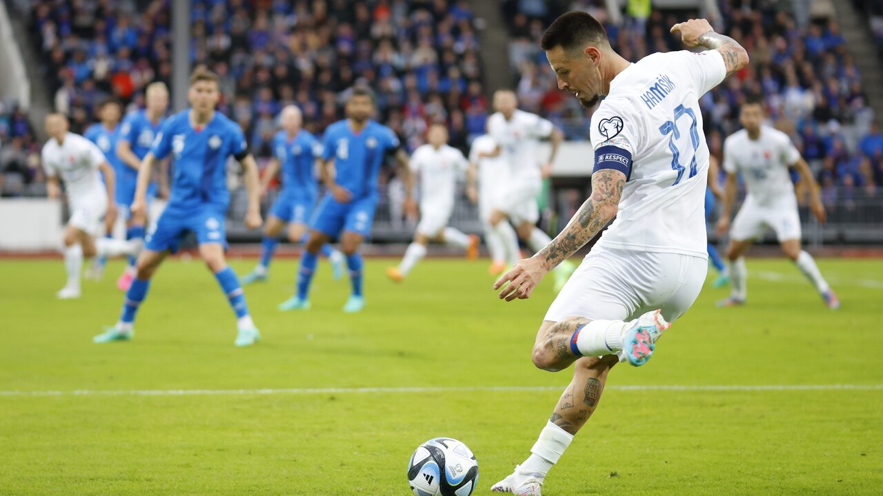 Dôležité tri body. Slovenskí futbalisti vydreli víťazstvo nad Islandom