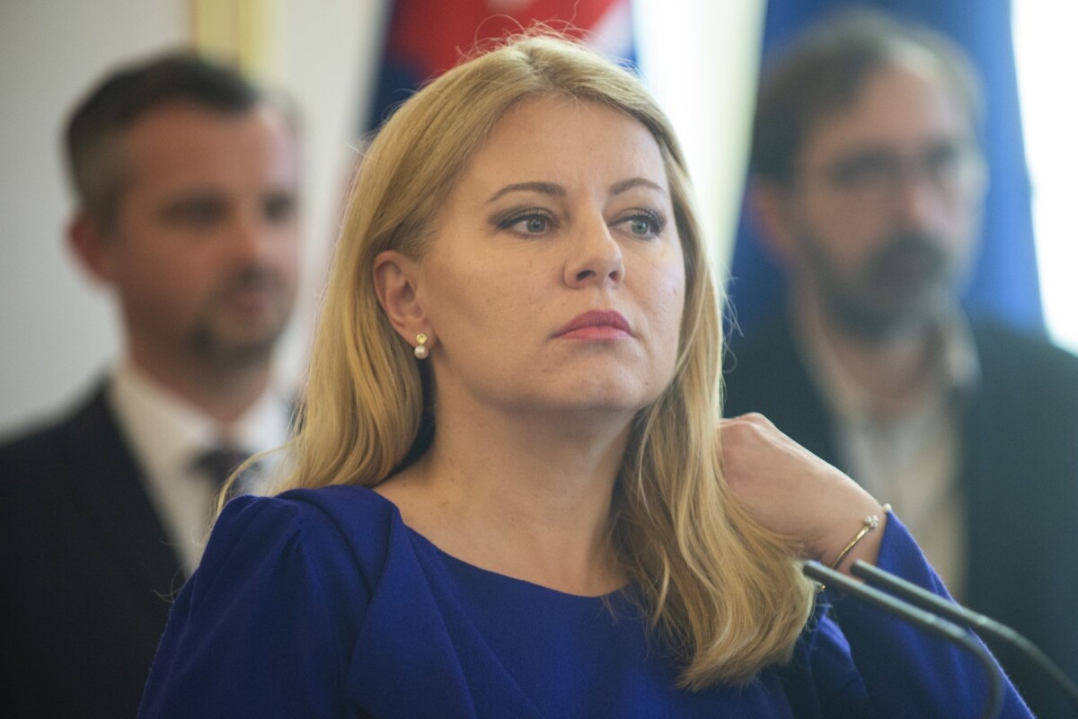 Zuzana Čaputová po stretnutí s predsedom parlamentu Borisom Kollárom