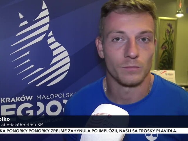 Atletická výprava sa už vrátila z Európskych hier v Poľsku. Najlepší výkon podal Volko