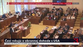 Český senát má záverečné hlasovanie o ratifikácii obrannej zmluvy medzi Českou republikou a USA