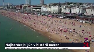 Klimatické zmeny sa dotkli aj Spojeného kráľovstva. Briti zažili najhorúcejší jún v histórii meraní