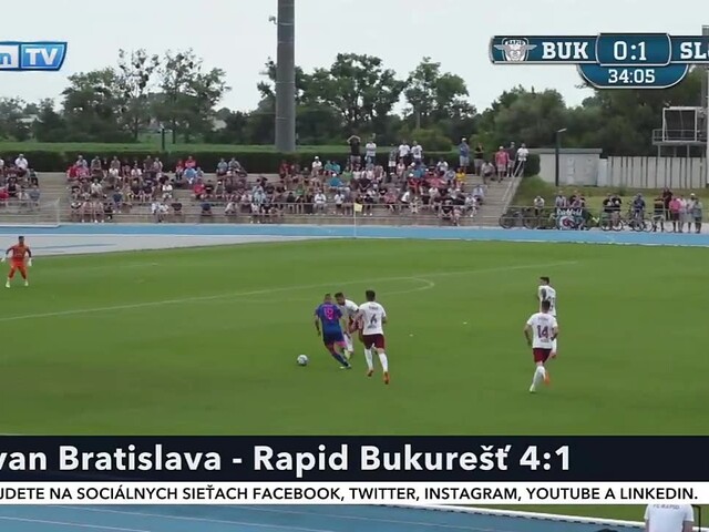 Slovanu Bratislava sa v prípravných zápasoch darí, zdolal aj Rapid Bukurešť