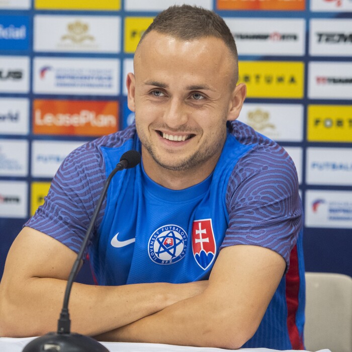 Na snímke slovenský futbalový reprezentant Stanislav Lobotka.