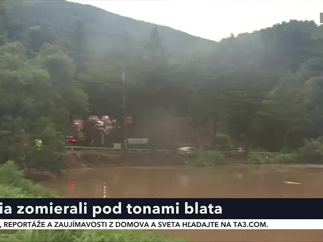 Prívalové dažde zasiahli Južnú Kóreu. Ľudia zomierali pod tonami blata