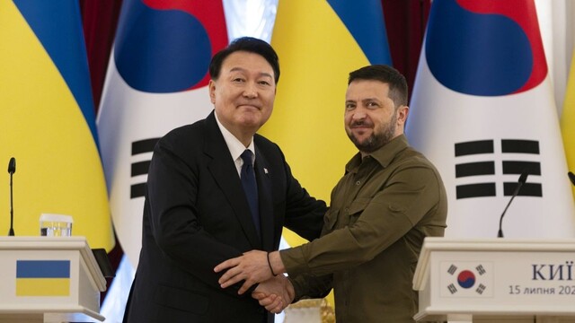 Juhokórejský prezident pricestoval na Ukrajinu. Prezidenti rokovali o ďalšej spolupráci