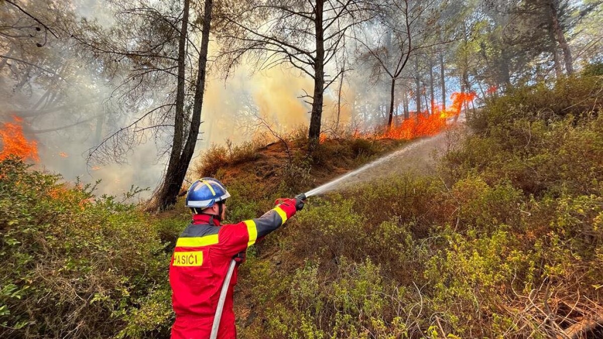 Slovenskí hasiči v Grécku
