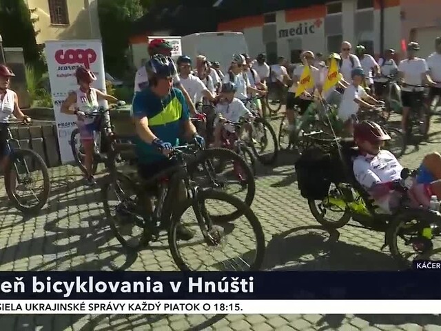 Podujatie Káčer na bicykli sa dostalo do druhej polovice. Štvrtý deň sa odohráva v Hnúšti