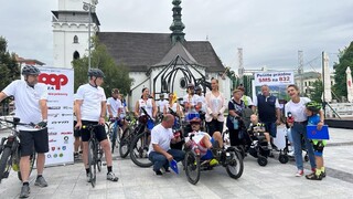 Charitatívne podujatie Káčer na bicykli pokračuje vo Zvolene. Aká bola atmosféra v cieli?