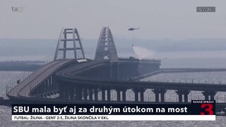 Na oboch útokoch na Krymský most sa zúčastnila SBU, povedal ukrajinský tajomník