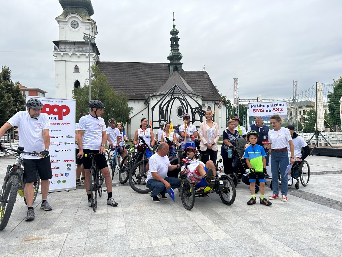 Piata etapa Káčera na bicykli 2023 vo Zvolene.