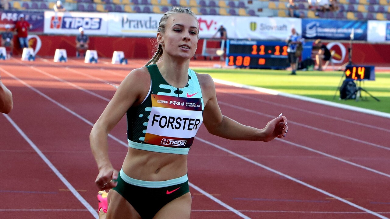 Forsterová pokračuje v skvelých výkonoch. Strieborný lesk medaily sa jej málil, vymenila ho za zlatý