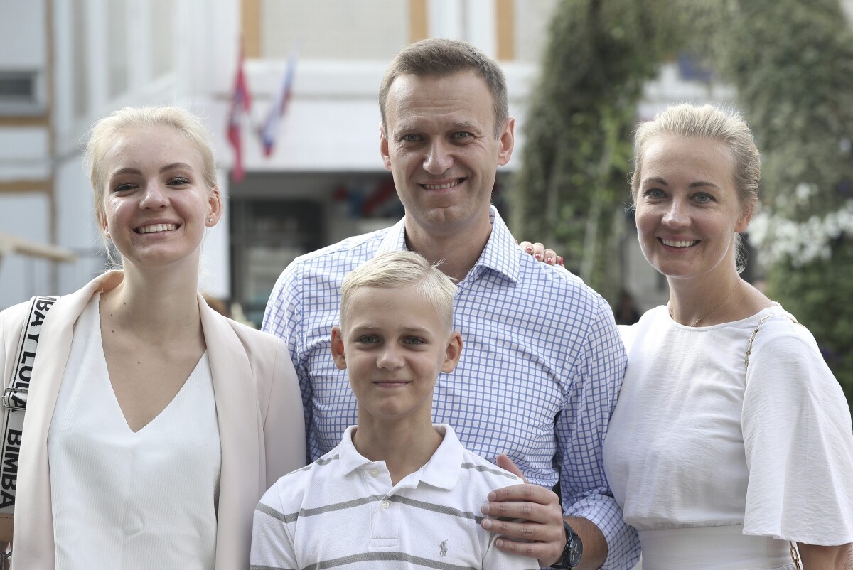 Alexej Navaľnyj s rodinou