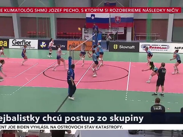 Volejbalistky chcú postup zo skupiny. Čakajú ich ešte zápasy s Belgickom