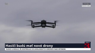 Hasičom budú pomáhať drony. Ministerstvo vnútra využije na nákup eurofondy