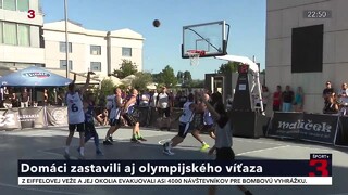 Bratislava žila trojkovým basketbalom. Domáci zastavili aj olympijského víťaza