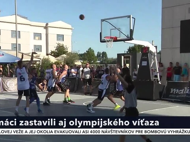 Bratislava žila trojkovým basketbalom. Domáci zastavili aj olympijského víťaza