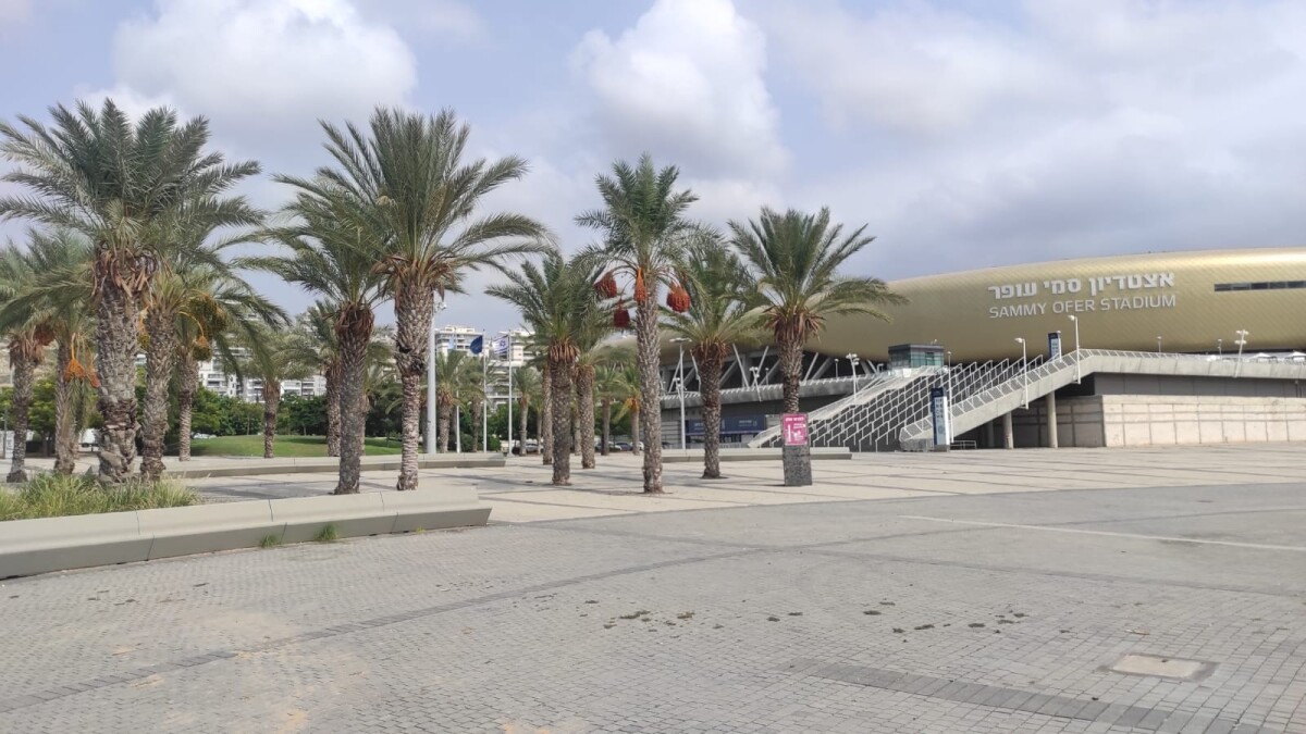 Na snímke štadión tímu Maccabi Haifa Sammy Ofer Stadium.
