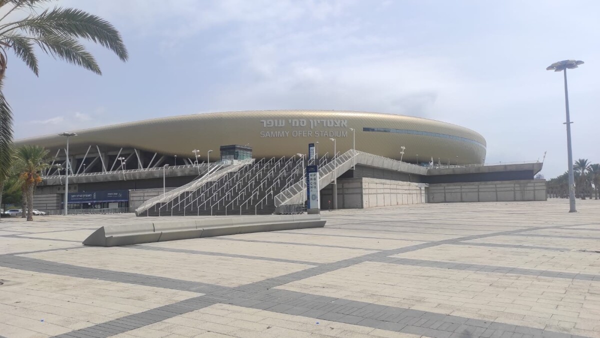 Na snímke štadión tímu Maccabi Haifa Sammy Ofer Stadium.
