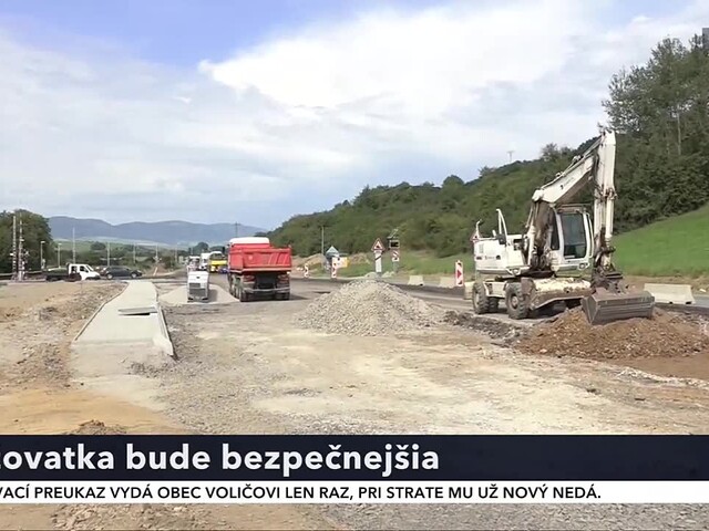 V Rožkovanoch sa konečne dočkali rekonštrukcie. Križovatka bude bezpečnejšia