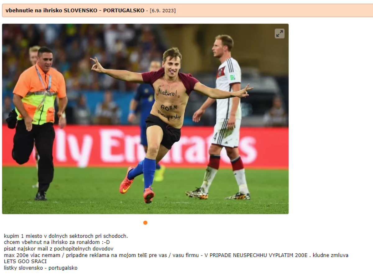 Popri rôznych ponúkách sa dali nájsť aj takéto bizarnosti.