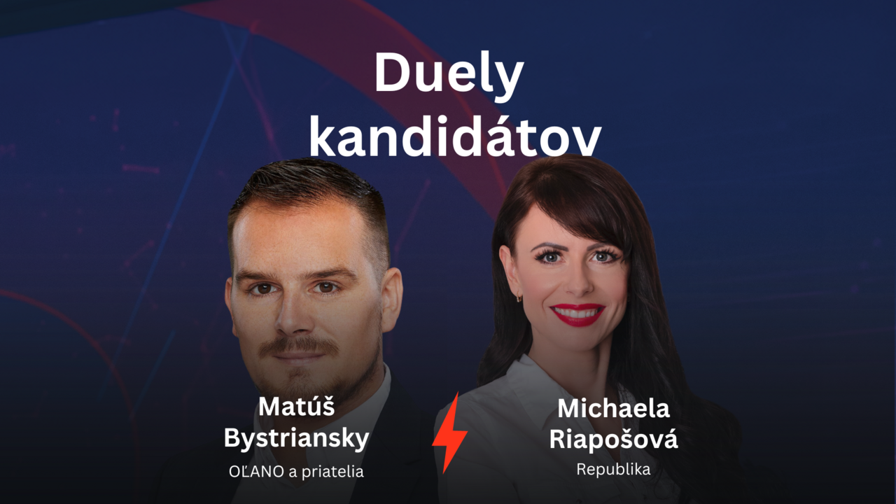 Bystriansky a Riapošová duel kandidátov ta3
