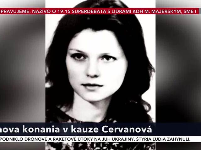 Obnova konania v kauze Cervanová. Študentku zavraždili takmer pred 50 rokmi