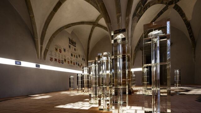 01 Pernštejnská rezidence - Velký gotický sál_archiv Východočeské muzeum.jpg