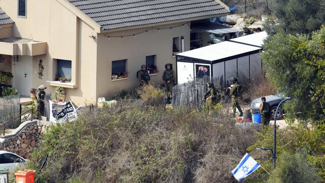 Libanonsko-izraelská hranica v južnej dedine Kfar Kila