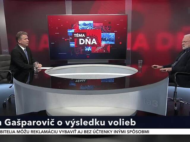 Ivan Gašparovič o výsledku volieb / Zemetrasenie vystrašilo východ Slovenska