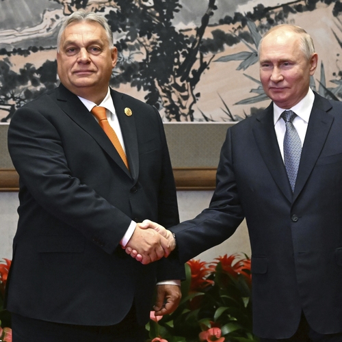 Stretnutie Viktora Orbána s Vladimirom Putinom v Pekingu 17.10.2023