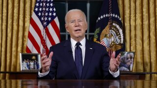 Amerika je majákom pre svet, vyhlásil Biden. Nenecháme vyhrať teroristov ako Hamas a tyranov ako Putin