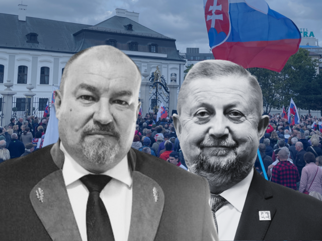 Z divočiny do parlamentu? Hanlivé heslá, hymna a hrdina v pozadí. Boli sme na proteste za Huliaka