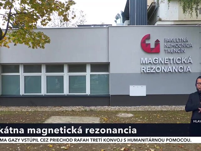 V Trenčíne otvorili unikátnu magnetickú rezonanciu. Snímky robí oveľa kvalitnejšie