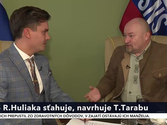 SNS R. Huliaka sťahuje, navrhuje T. Tarabu