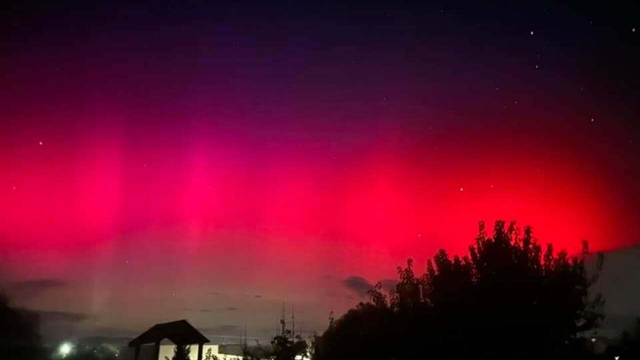 Polárna žiara z Budmeríc