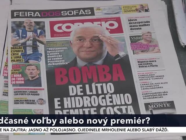 Definitívne rozhodnutie Portugalska. Nový premiér nebude, predčasné voľby áno