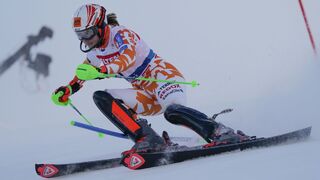 Vlhovej po 1. kole slalomu v Levi patrí prvá priečka