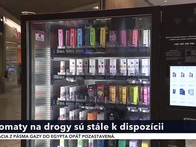 „Takéto automaty z našich ulíc definitívne a navždy zmiznú.“ Vláda chystá rázny krok proti psychoaktívnym látkam